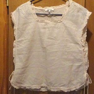 NWOT VTG Madewell Pinstripe Bib Tank